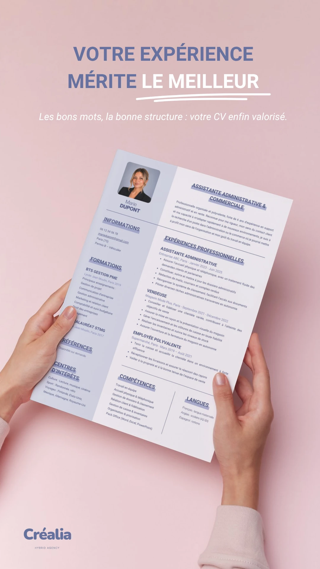 Votre expérience mérite le meilleur — refonte de CV