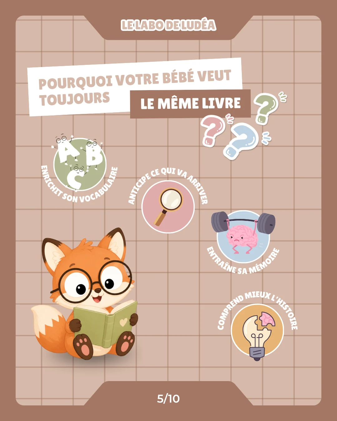 Le Labo de Ludéa — Série 1 — Pourquoi bébé aime la répétition, page 5 sur 10