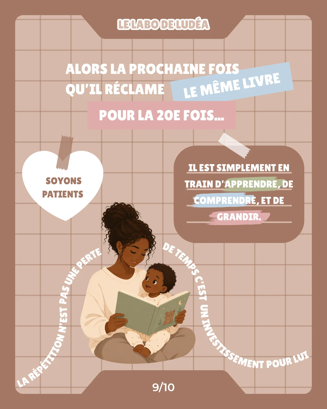 Le Labo de Ludéa — Série 1 — Pourquoi bébé aime la répétition, page 9 sur 10