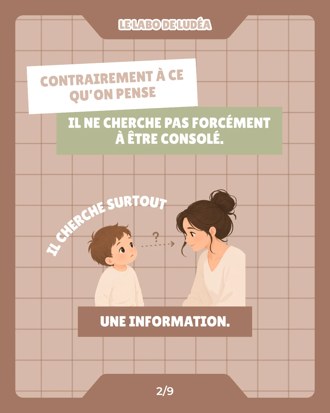 Le Labo de Ludéa — Série 2 — Pourquoi bébé vous regarde après être tombé, page 2 sur 9