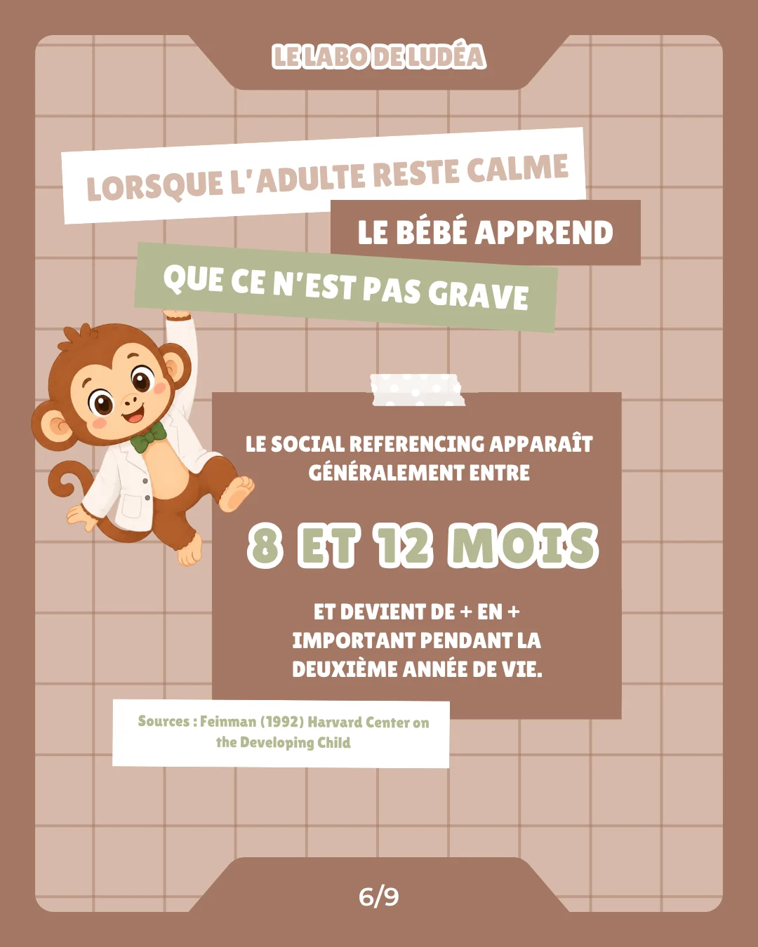 Le Labo de Ludéa — Série 2 — Pourquoi bébé vous regarde après être tombé, page 6 sur 9