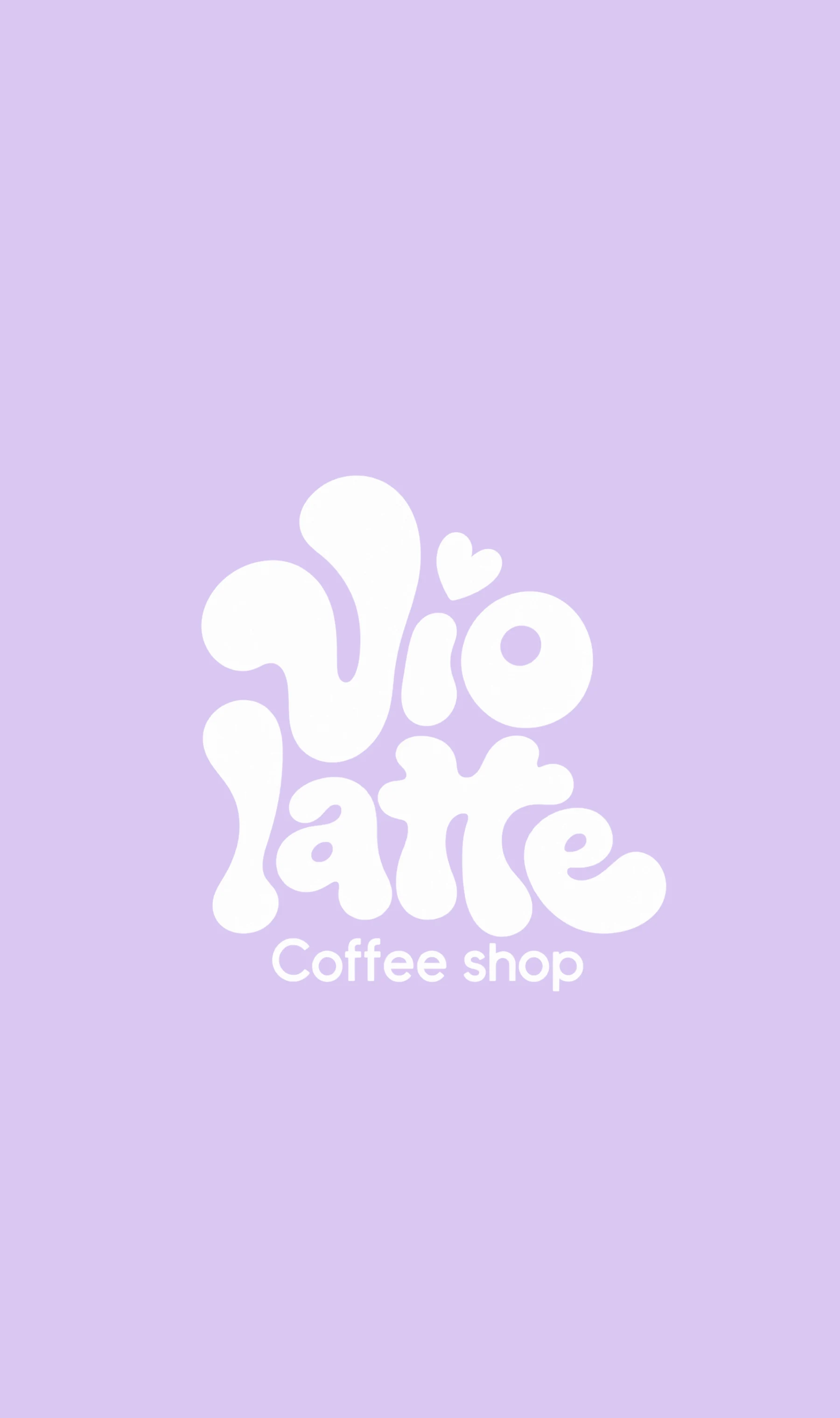 Violatte — Logo sur fond violet clair