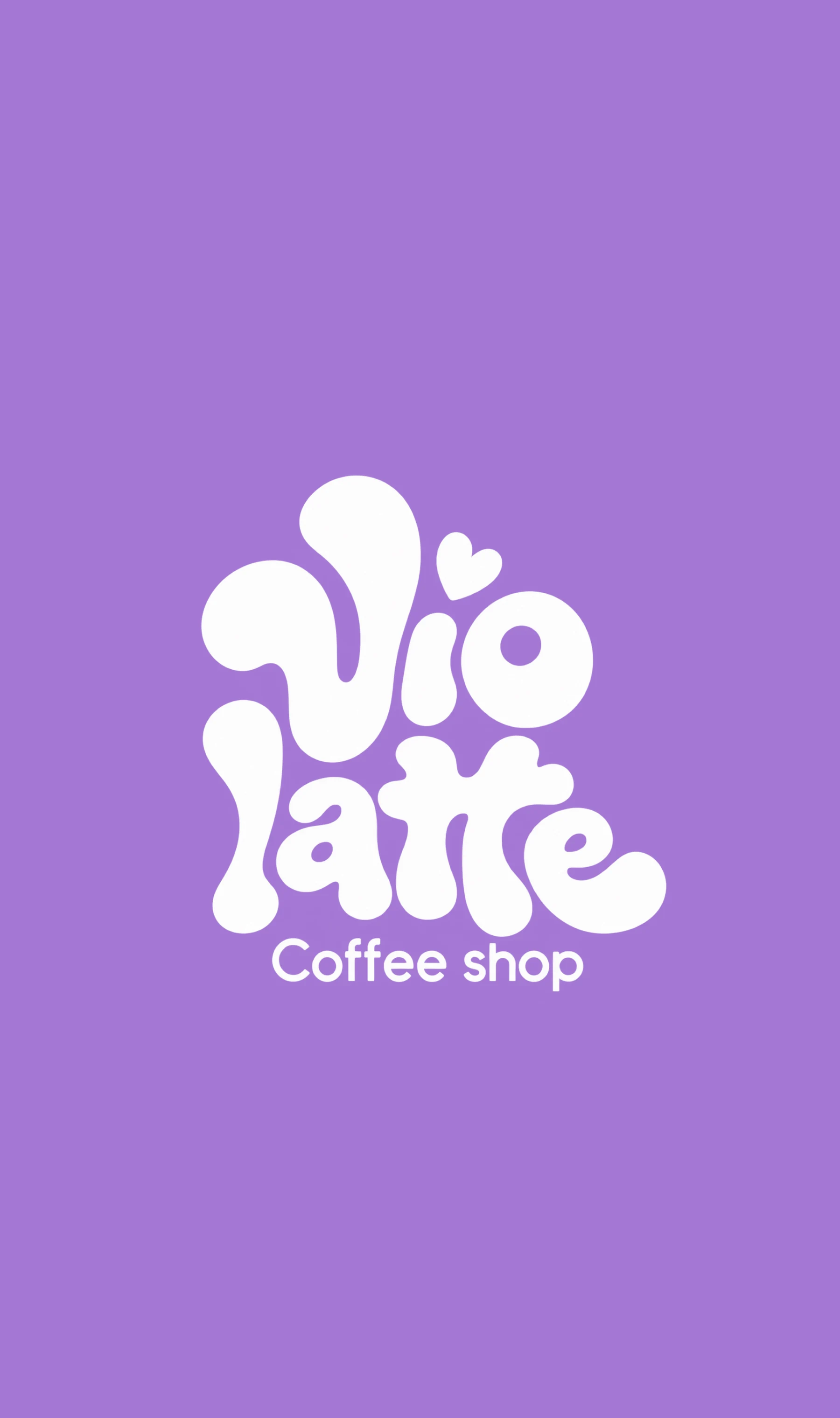 Violatte — Logo sur fond violet